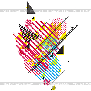 Abstract geometric background - vector clipart
