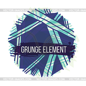 Decorative grunge abstract element - vector EPS clipart