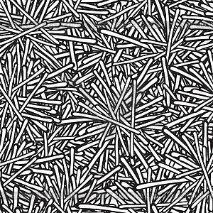 Hand-drawn abstract seamless pattern - vector image