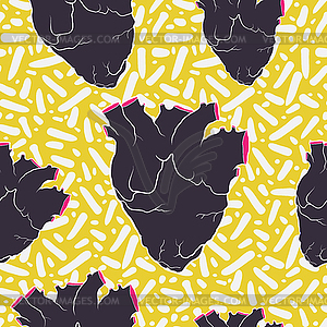 Vintage seamless pattern - vector clip art