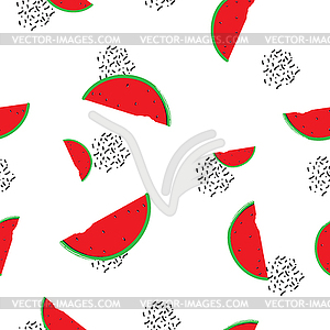 Watermelon seamless pattern for your business - vector clipart