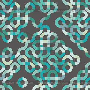 Simple geometric pattern colored lines - vector image