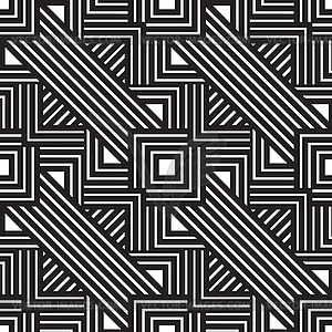 Abstract lines seamless pattern. Modern stylish - vector clip art