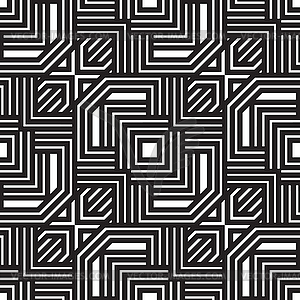 Abstract lines seamless pattern. Modern stylish - royalty-free vector image