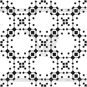 Abstract geometric seamless pattern - vector clip art