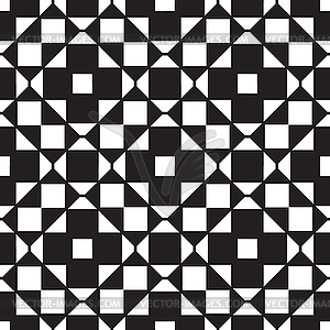 Abstract geometric seamless pattern - vector clipart