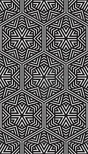 Абстрактный геометрические бесшовные шаблон - стоковый клипарт