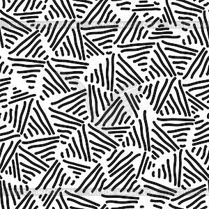 Hand-painted seamless pattern with triangle, - vector clip art