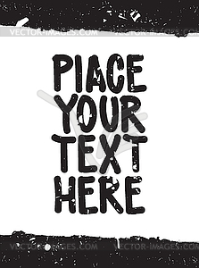 Place your text here. Speech bubble for your - vector image