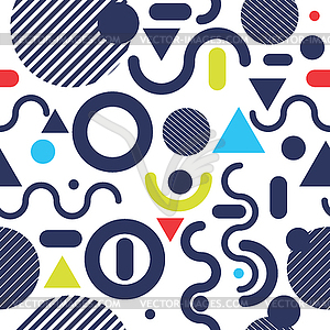 Fashion style modern pattern color background - vector image