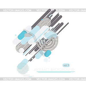 Colorful background design elements - vector clip art
