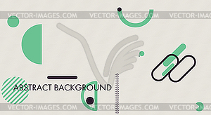 Simple geometric background - vector image