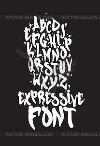 Font - vector clip art