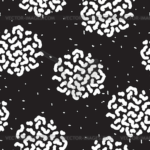 Seamless pattern. Casual abstract doodle texture - vector image