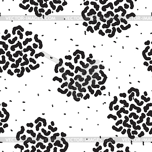 Seamless pattern. Casual abstract doodle texture - vector clipart