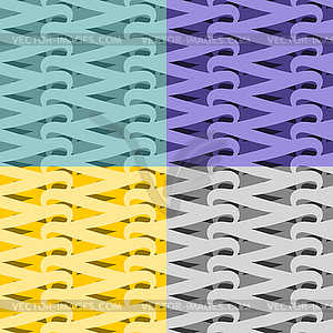 Netting seamless pattern. Vite abstract - vector clipart