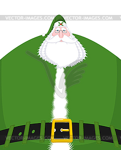 Santa Claus Ireland - Daidi na Nollag Irish - vector clipart