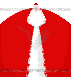 Russian Santa Claus ( Ded moroz). Santa of Russia- - vector clipart