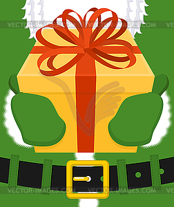 Irish Santa (Daddy of Christmas). Santa Claus - vector image