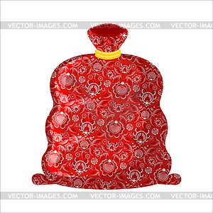 Bag ded moroz- Russian Santa Claus (father frost). - vector image