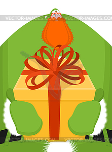 Irish Santa (Daddy of Christmas). Santa Claus - vector image