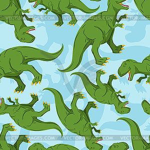 Dinosaur seamless pattern. Dino texture. - stock vector clipart