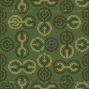 Military texture. Soldier camouflage ornament. khak - vector image