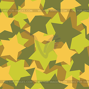 Military texture of stars. Army background . - vector clipart