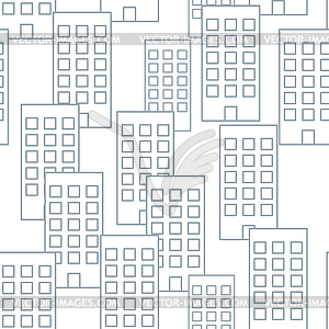 Building seamless pattern. seamless background - vector clip art