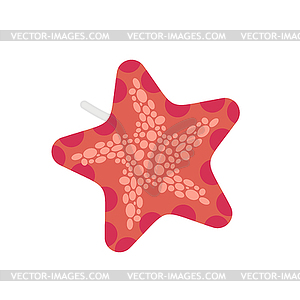 Starfish . Sea animals. aquatic moll - vector clipart