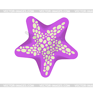 Starfish . Sea animals. aquatic moll - vector clipart