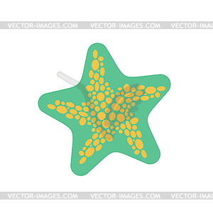 Starfish . Sea animals. aquatic moll - vector clipart