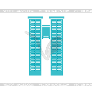 Office building . city architecture sign. Business - vector clipart