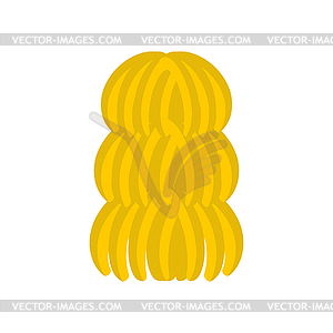 Bunch of bananas . pile of banana - royalty-free vector image