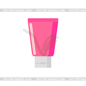 Cream tube . tuba Cosmetics - vector clipart