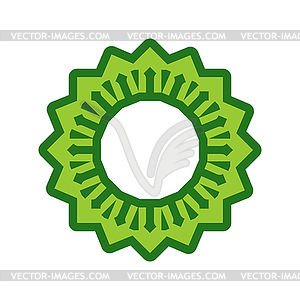 Halal template for Islamic pattern. Logo for - vector clipart
