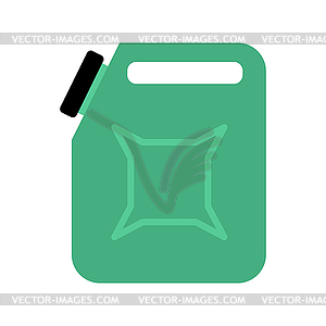 Canister . jerrican of gasoline. Con - vector image