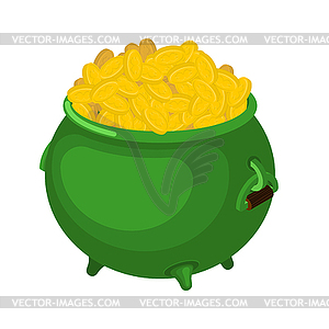 Gold leprechaun. St. Patrick`s Day national - vector clipart / vector image