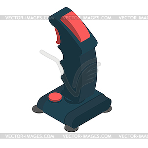 Retro Joystick steering . Old Gamepad wheel for - vector clipart / vector image