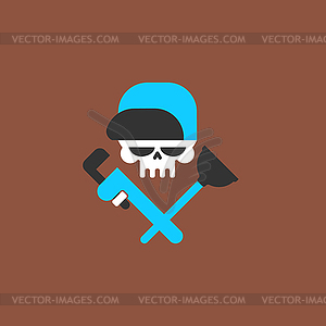Plumber service emblem. Plumber and Logo Cleaning. - vector clipart