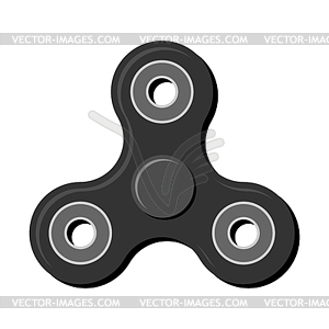 Spinner . Fidget finger toy. Anti stress hand toy - vector clip art