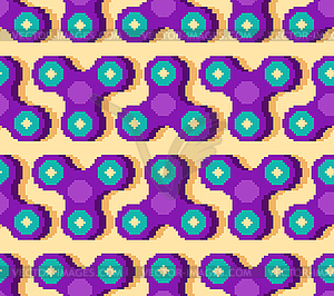 Spinner pixel art pattern. Игрушечная игрушка - клипарт Royalty-Free