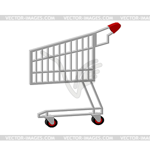 Shopping cart . Supermarket trolley sign icon. il - vector image