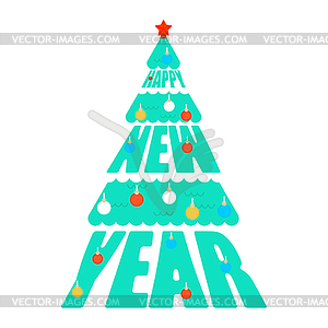 С новым годом. Летняя новогодняя елка. рождество - изображение в векторном виде