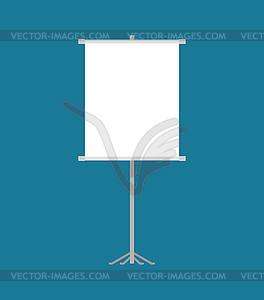 Clean Roll-up for Presentation . Template for Charts - vector clipart