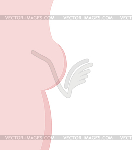 Ass . Backside. bottom illust - vector clip art