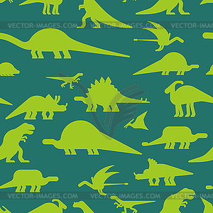 Dinosaurs seamless pattern. Dino texture. - vector image