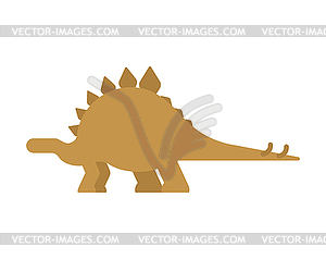 Stegosaurus dinosaur . Ancient animal. Dino - vector image