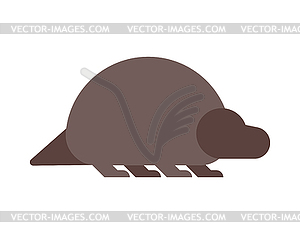 Panoplosaurus dinosaur . Ancient animal. Dino - vector image