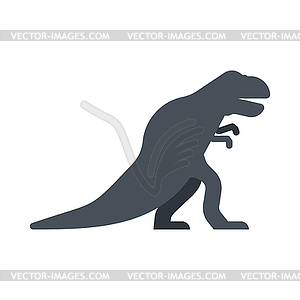 Tyrannosaur dinosaur . Ancient animal. Dino - vector clipart